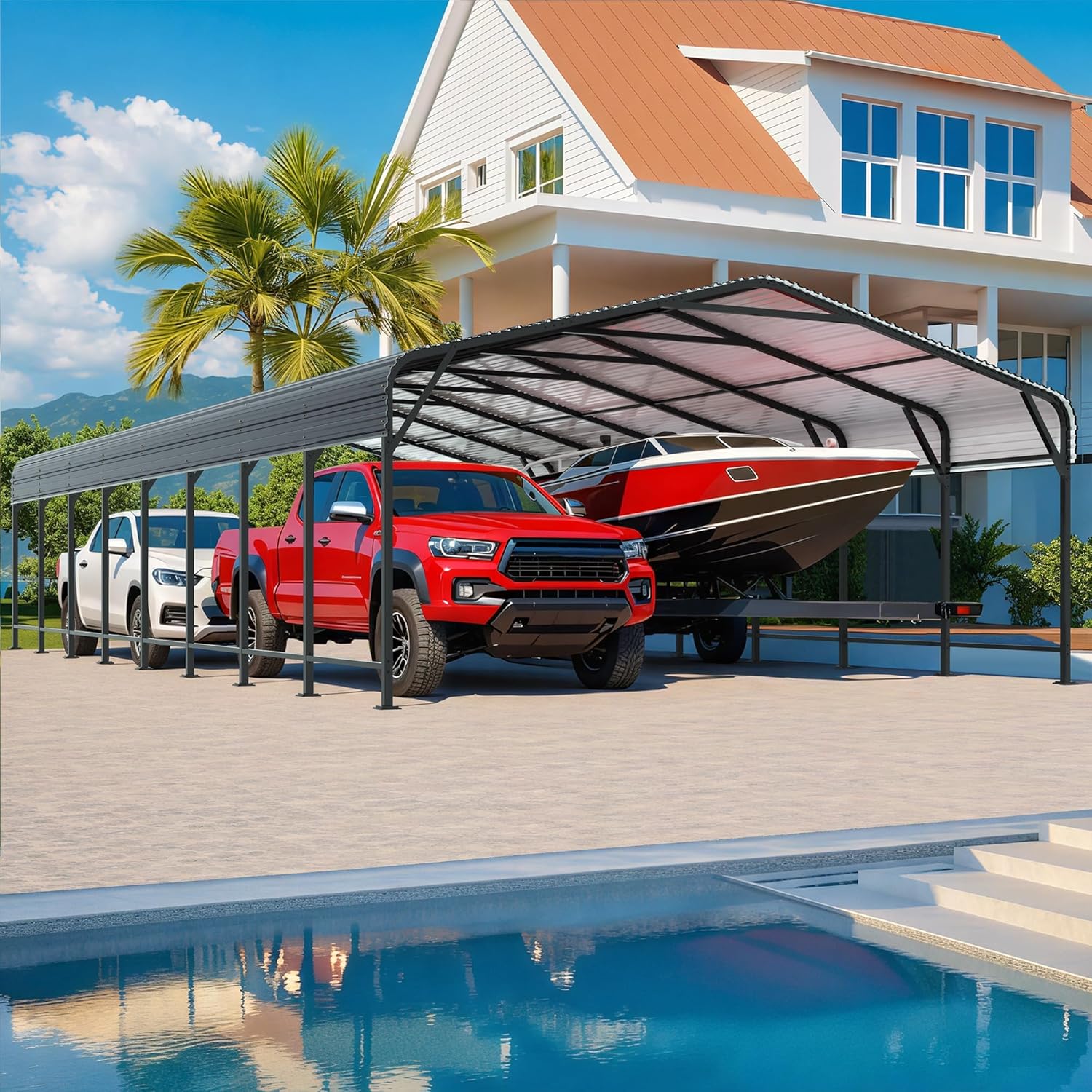 AirWire 20x40 FT Metal Carport review,AirWire 20x40 FT Metal Carport review and rating,is AirWire 20x40 FT Metal Carport worth buying,AirWire 20x40 FT Metal Carport review pros cons,AirWire 20x40 FT Metal Carport review honest opinion,AirWire 20x40 FT Metal Carport review verdict unboxing — what is included in the package