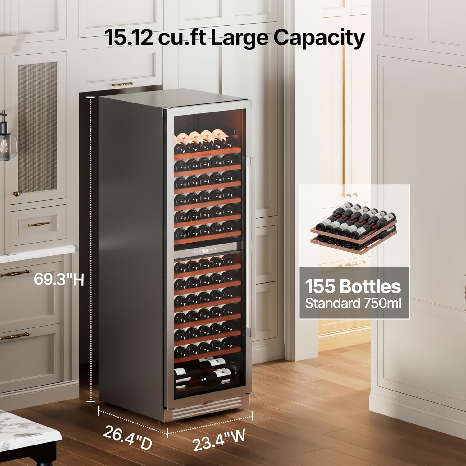 Ca'Lefort Wine Fridge Review: Honest Pros & Cons 2 Ca'Lefort wine fridge review,Ca'Lefort wine fridge review and rating,best dual zone wine cooler review,155 bottle wine cooler review pros cons,Ca'Lefort wine cooler review honest opinion,Ca'Lefort wine fridge review verdict setup process and initial configuration
