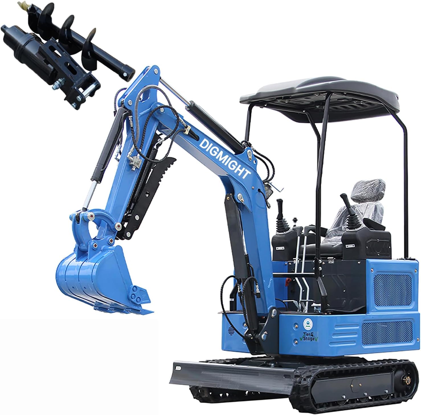 DIGMIGHT 2 Ton Mini Excavator Review: Honest Pros & Cons 1 DIGMIGHT 2 ton mini excavator review full box contents and build quality