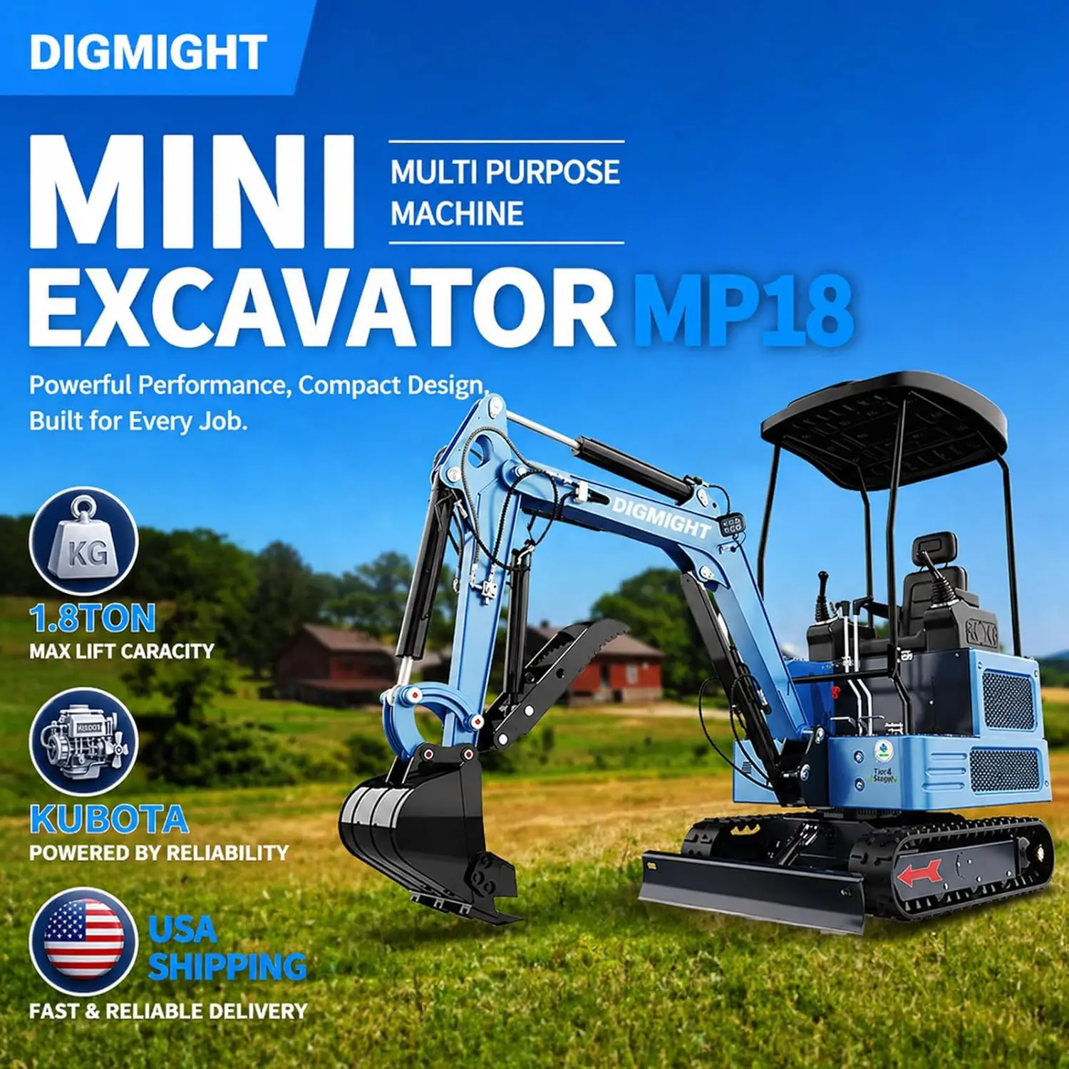 DIGMIGHT 2 ton mini excavator review features that matter in real use