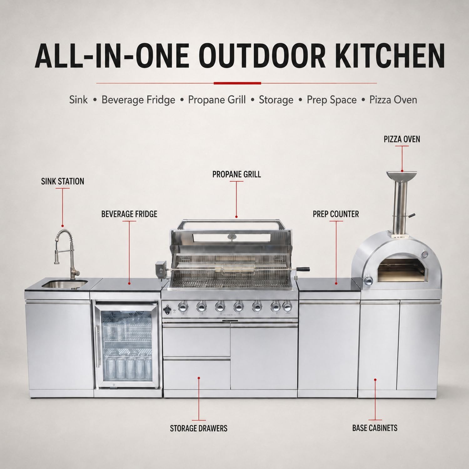 Doredo modular outdoor kitchen review after extended use — long-term performance