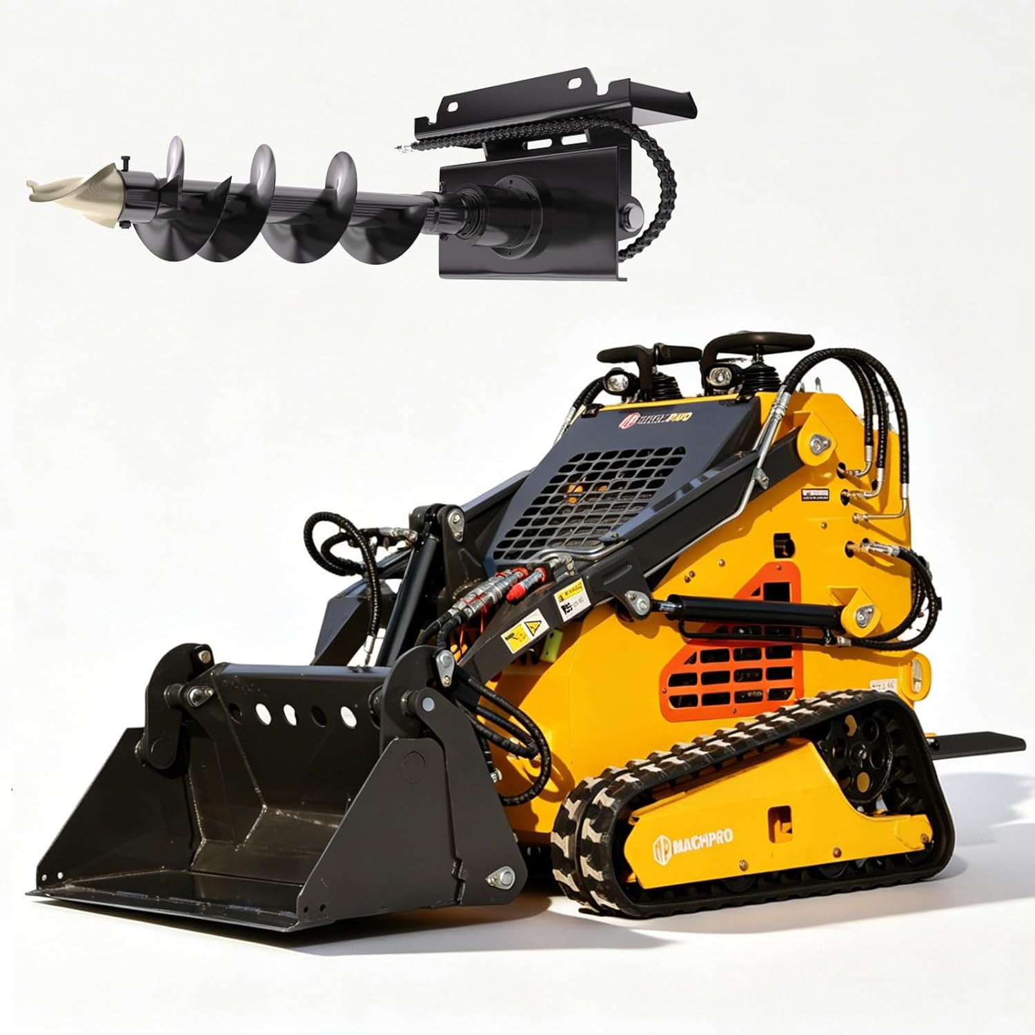MACHPRO MP-380-YE Review: Honest Pros & Cons for Buyers 1 MACHPRO MP-380-YE skid steer review — unboxing and first impressions of build quality