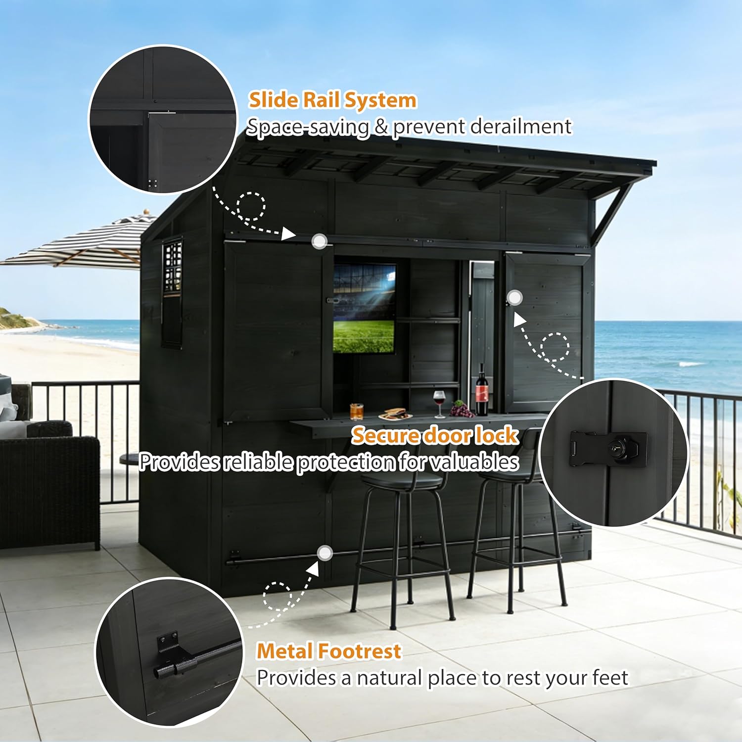 MUPATER 8x5 bar shed review,MUPATER bar shed review and rating,is MUPATER 8x5 bar shed worth buying,MUPATER bar shed review pros cons,MUPATER bar shed honest opinion,MUPATER 8x5 bar shed review verdict — setup process and usability