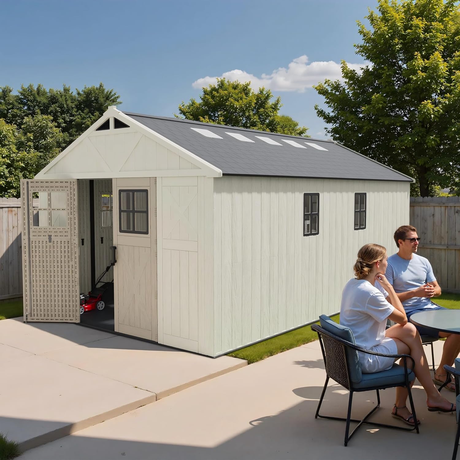 Patiowell 10x16 Outdoor Storage Shed Review: Honest Pros & Cons 2 Patiowell 10x16 outdoor storage shed review during hands-on performance testing
