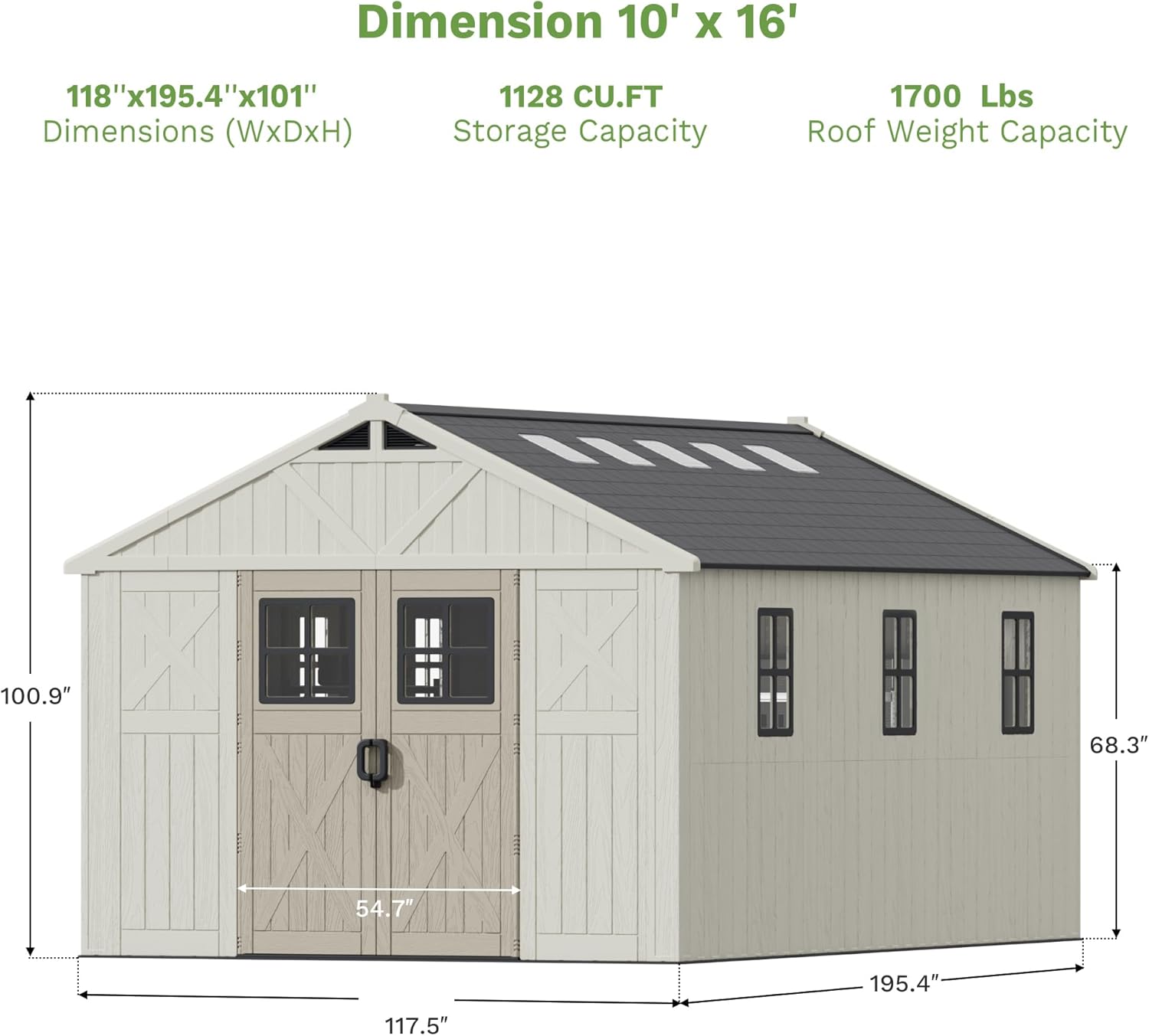 Patiowell 10x16 Outdoor Storage Shed Review: Honest Pros & Cons 4 Patiowell 10x16 outdoor storage shed review compared against top alternatives