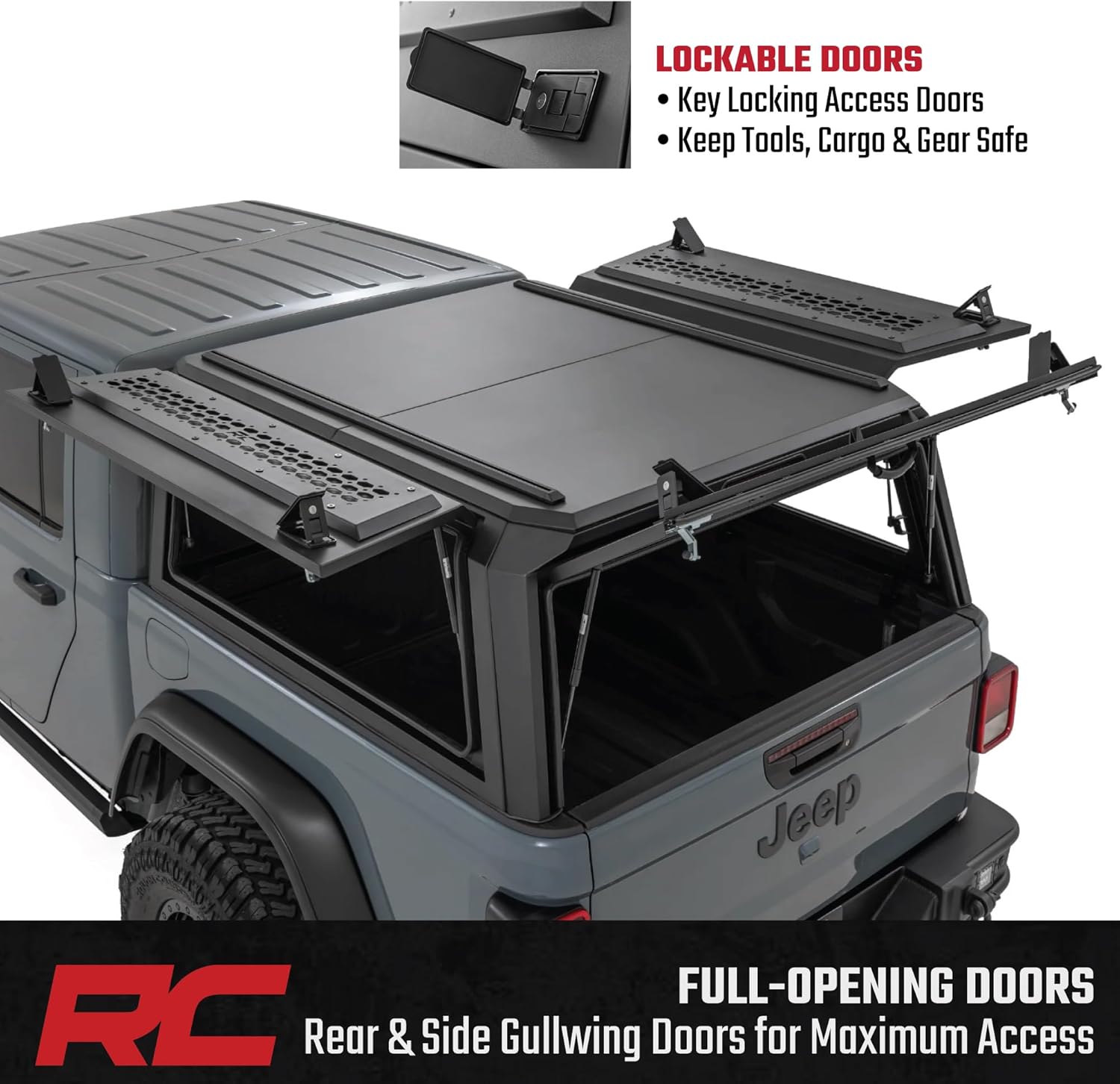 Rough Country Jeep Gladiator bed cap review,Rough Country bed cap review and rating,Rough Country truck bed cap review pros cons,is Rough Country bed cap worth buying,Rough Country Gladiator topper review honest opinion,Rough Country bed cap review verdict — setup process and usability