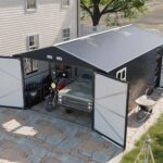 Image 1 of WACASA 13x20x8.3 FT metal garage shed review