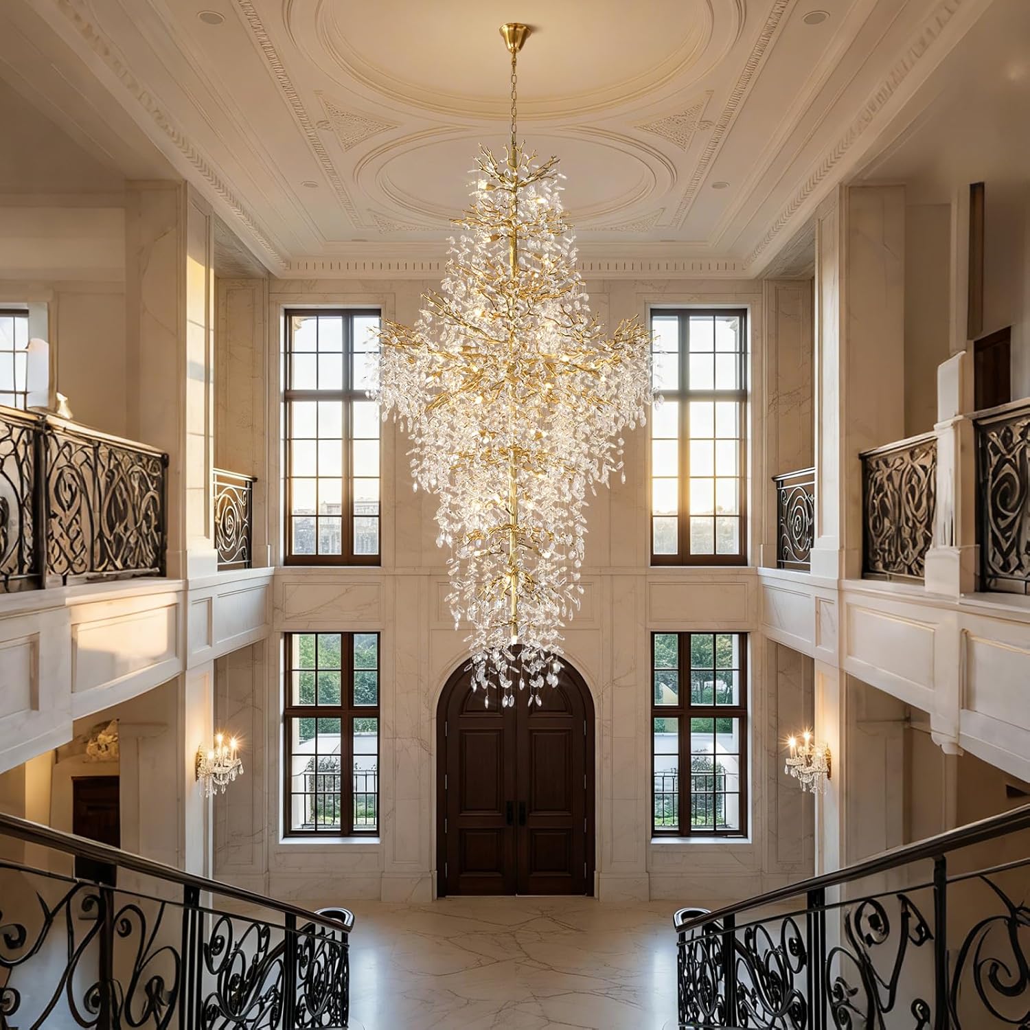 YIOSI gold tree branch chandelier review,YIOSI gold tree branch chandelier review and rating,is YIOSI gold tree branch chandelier worth buying,YIOSI crystal chandelier review pros cons,YIOSI K9 crystal chandelier review honest opinion,YIOSI 27-light chandelier review verdict after extended use — long-term performance