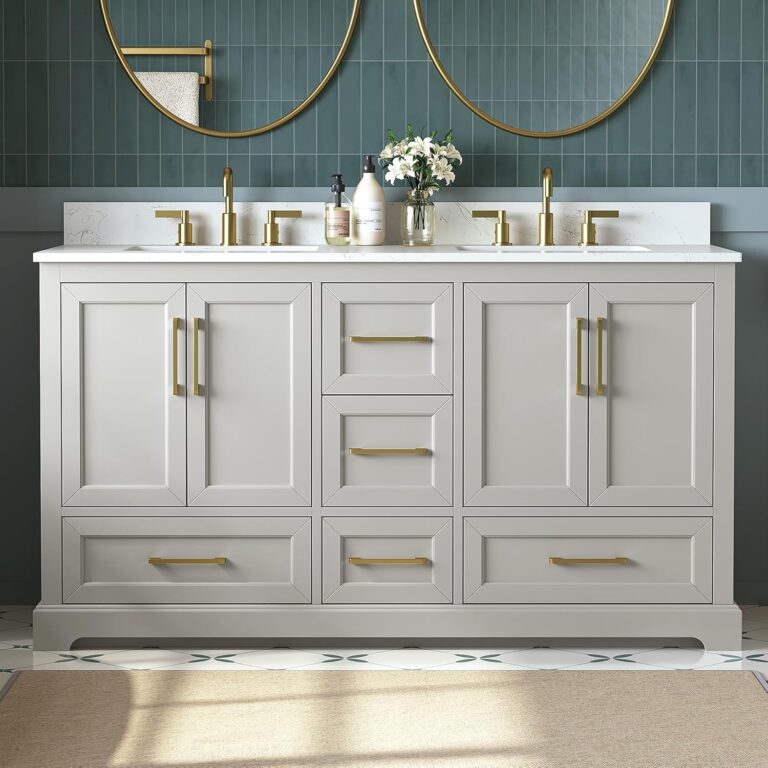60 Inch Double Sink Bathroom Vanity Review: Honest Pros & Cons 20 Image 1 of 60 inch double sink bathroom vanity review