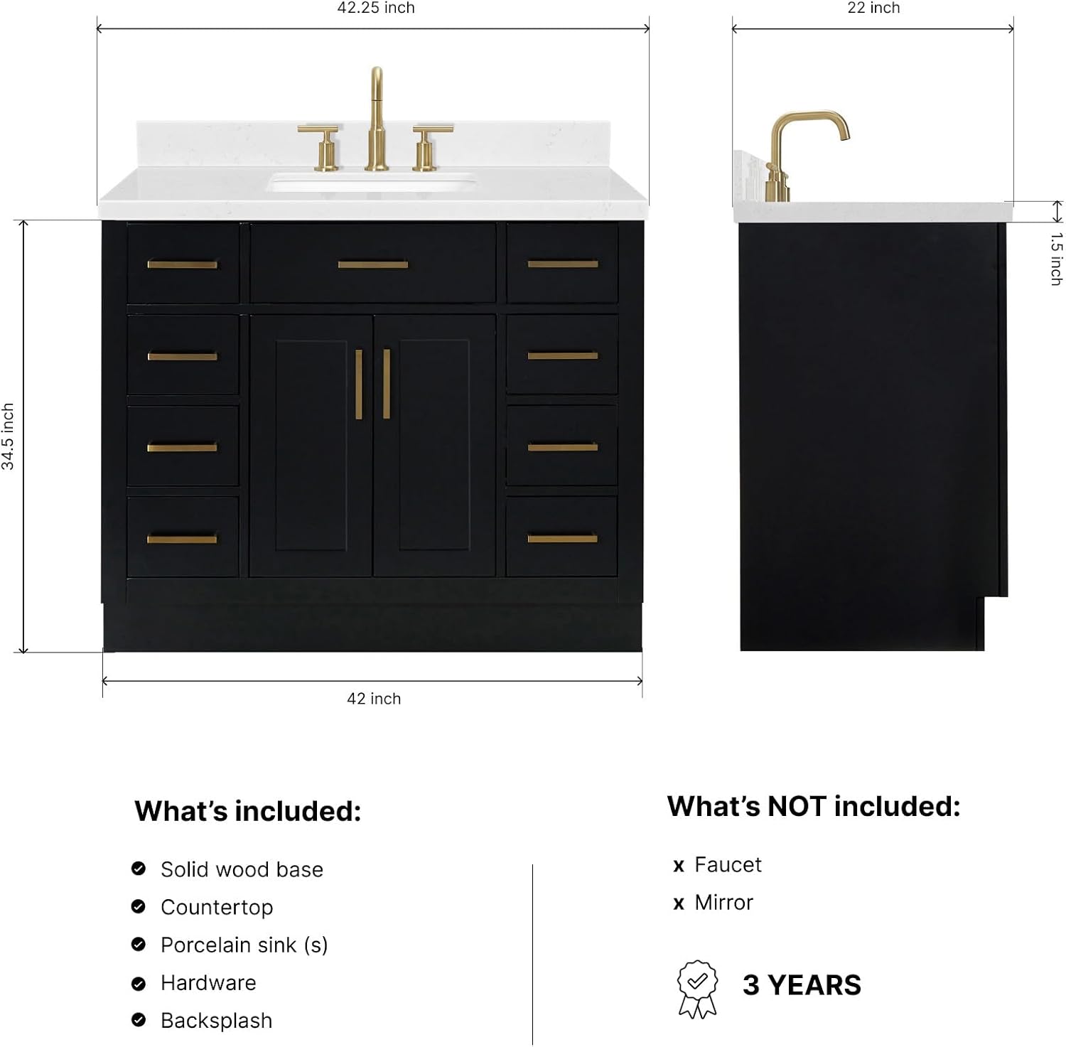 ARIEL Hepburn 42 inch bathroom vanity review,ARIEL bathroom vanity review and rating,is ARIEL Hepburn vanity worth buying,ARIEL Hepburn vanity review pros cons,ARIEL Hepburn vanity review honest opinion,ARIEL Hepburn vanity review verdict performance testing over multiple weeks