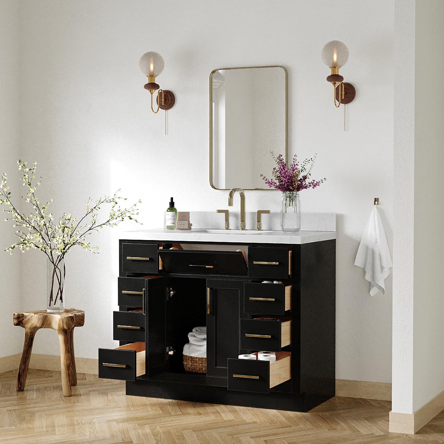ARIEL Hepburn 42 inch bathroom vanity review,ARIEL bathroom vanity review and rating,is ARIEL Hepburn vanity worth buying,ARIEL Hepburn vanity review pros cons,ARIEL Hepburn vanity review honest opinion,ARIEL Hepburn vanity review verdict feature breakdown and specification detail