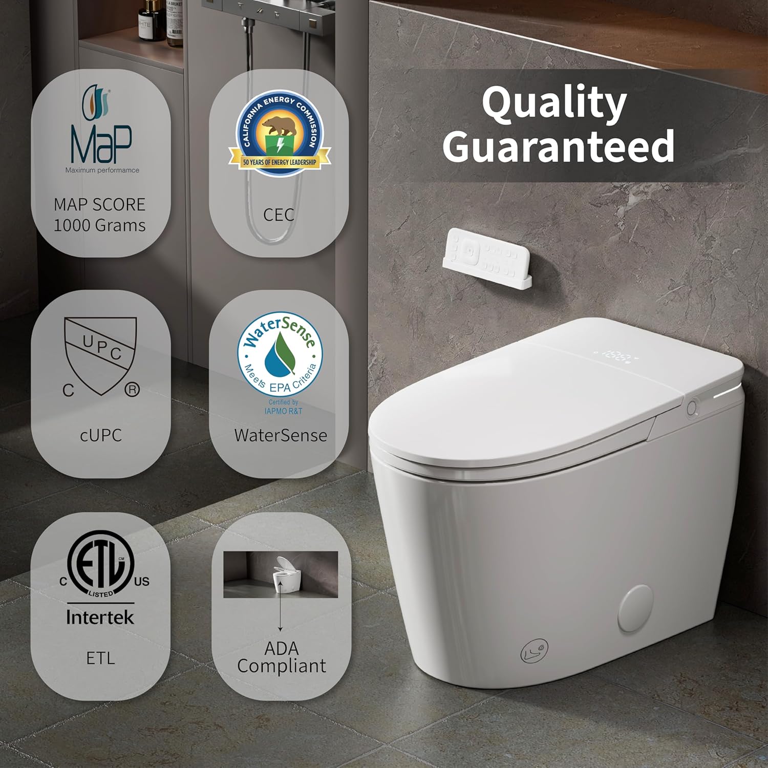 BYBARENOVA smart toilet review setup process and initial configuration showing the toilet being installed and connected to water and power