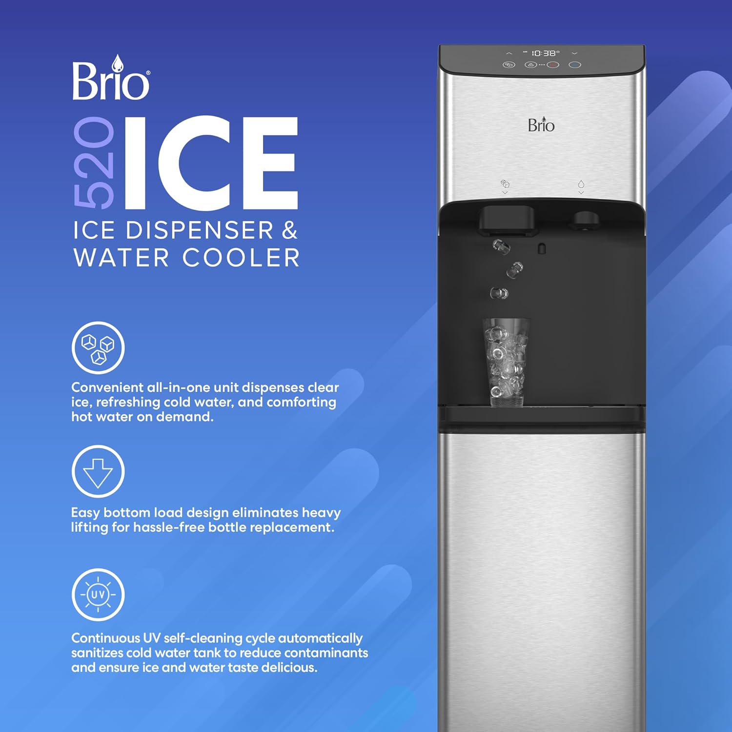 Brio 520 ice water dispenser review,Brio 520 review and rating,is Brio 520 worth buying,Brio 520 review pros cons,Brio 520 review honest opinion,Brio 520 review verdict benchmark scores and measured results