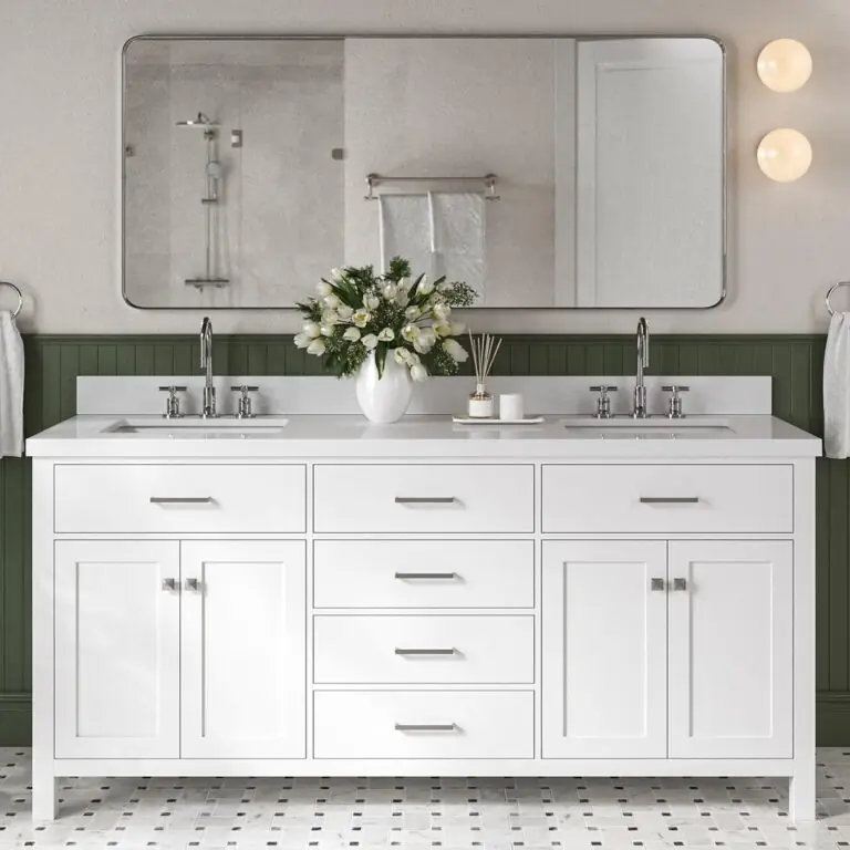 Image 1 of DKB Alenza 72 inch bathroom vanity double sink review