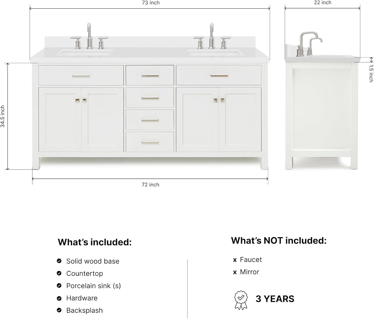 DKB Alenza 72 Inch Bathroom Vanity Double Sink Review: Worth Buying? 2 DKB Alenza 72 inch bathroom vanity double sink review,DKB bathroom vanity review and rating,is DKB Alenza vanity worth buying,72 inch double sink vanity review pros cons,DKB Alenza vanity review honest opinion,DKB Alenza bathroom vanity review verdict key features examined up close
