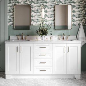 Image 1 of DKB Emilia 72 inch bathroom vanity double sink review