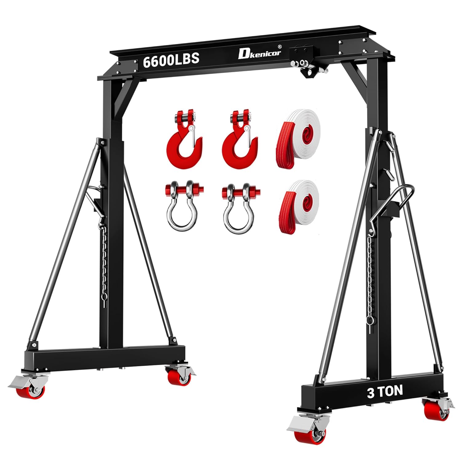 Dkenicor 3 Ton gantry crane review — full box contents and build quality