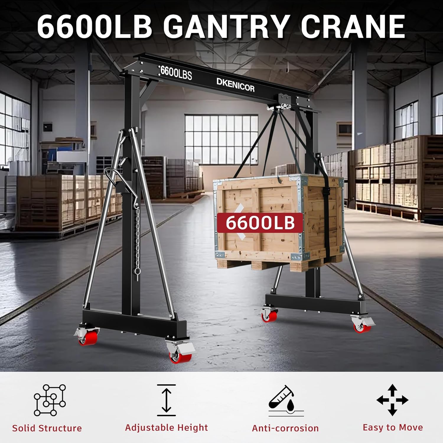 Dkenicor 3 Ton gantry crane review — features that matter in real use