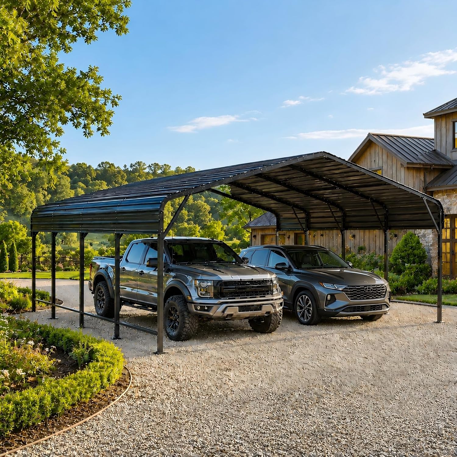 PABIMIA 20x20 Metal Carport Review: Worth Buying? 1 PABIMIA 20x20 metal carport review,20x20 metal carport review and rating,is PABIMIA carport worth buying,PABIMIA carport review pros cons,20x20 carport honest opinion review,PABIMIA 20x20 carport review verdict — full box contents and build quality