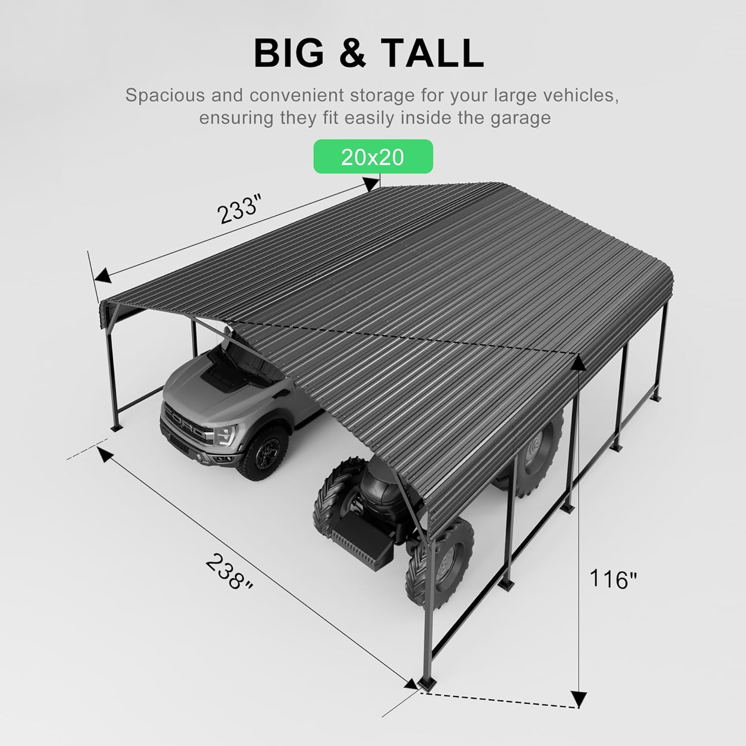 PABIMIA 20x20 Metal Carport Review: Worth Buying? 2 PABIMIA 20x20 metal carport review,20x20 metal carport review and rating,is PABIMIA carport worth buying,PABIMIA carport review pros cons,20x20 carport honest opinion review,PABIMIA 20x20 carport review verdict — features that matter in real use