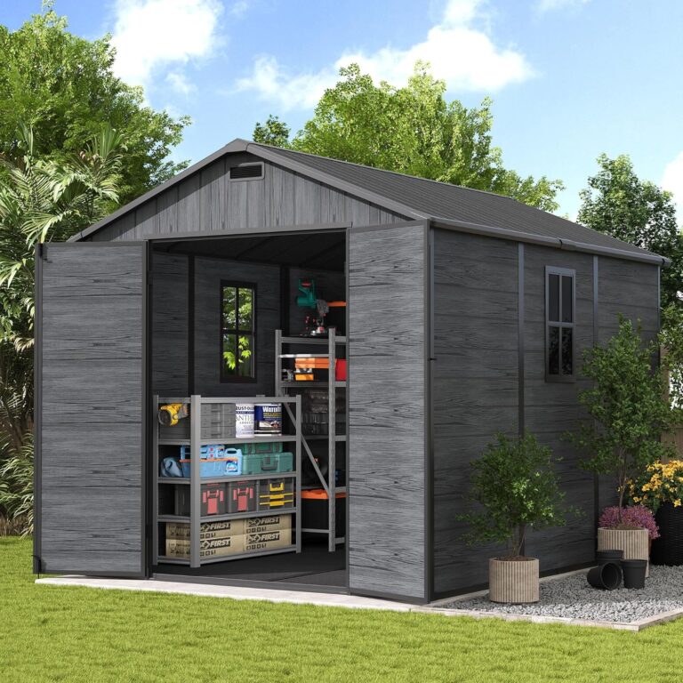 UDPATIO Outdoor Resin Storage Shed Review: Pros & Cons 6 Image 1 of UDPATIO outdoor resin storage shed review