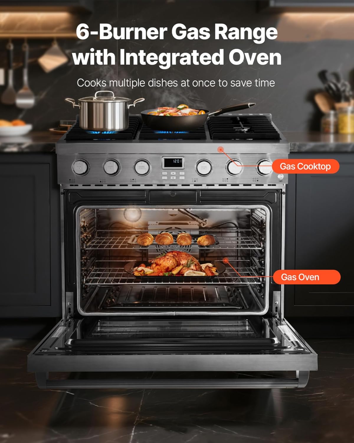 VEVOR Gas Range Oven Review: Pros, Cons & Verdict 2 VEVOR gas range oven review pros cons real-world performance test results