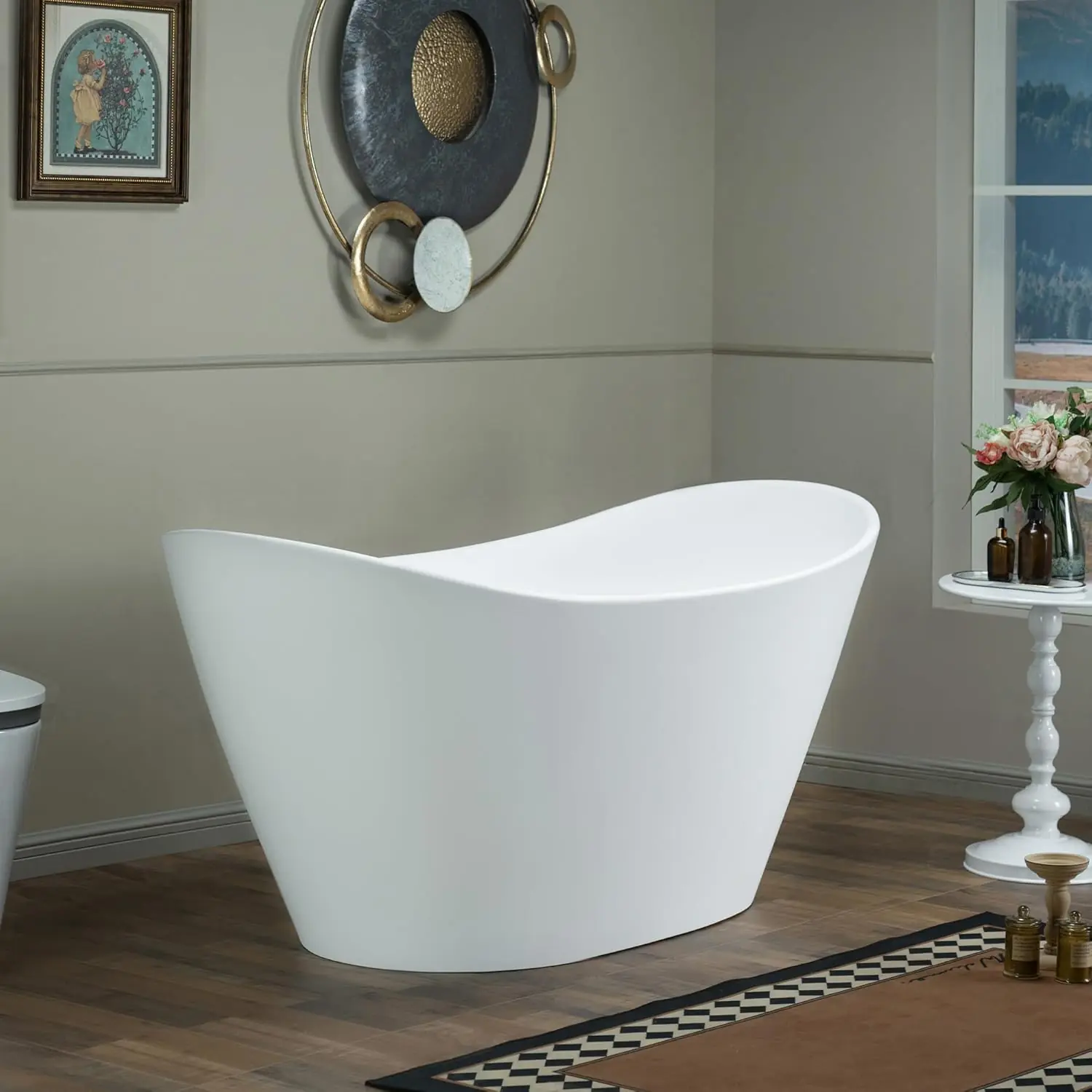 Setting up the WOODBRIDGE stone resin bathtub review,WOODBRIDGE bathtub review and rating,is WOODBRIDGE stone resin bathtub worth buying,WOODBRIDGE bathtub review pros cons,WOODBRIDGE solid surface bathtub review honest opinion,WOODBRIDGE freestanding tub review verdict for the first time
