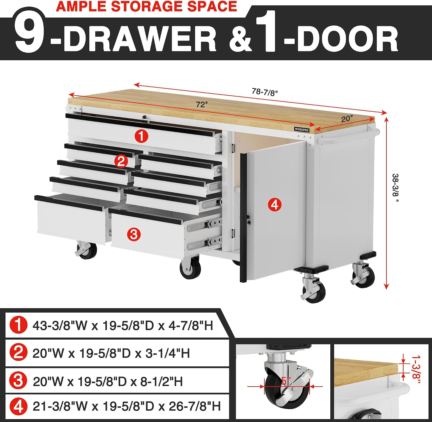WORKPRO 72 x 22 Rolling Tool Chest Review: Is It Worth Buying? 2 WORKPRO 72 x 22 rolling tool chest review,WORKPRO tool chest review and rating,is WORKPRO rolling tool chest worth buying,WORKPRO tool chest review pros cons,WORKPRO rolling cabinet honest opinion,WORKPRO 72 x 22 review verdict during hands-on performance testing