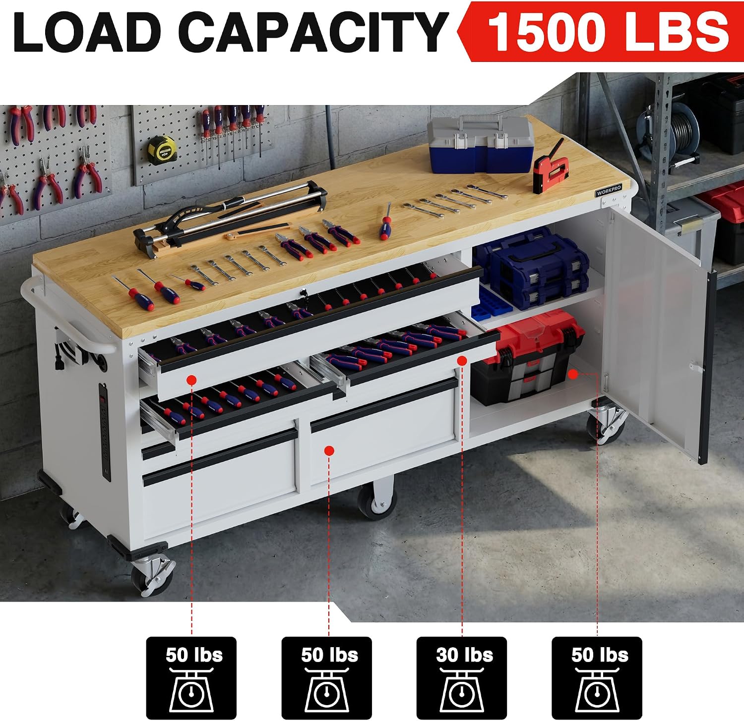 WORKPRO 72 x 22 Rolling Tool Chest Review: Is It Worth Buying? 3 WORKPRO 72 x 22 rolling tool chest review,WORKPRO tool chest review and rating,is WORKPRO rolling tool chest worth buying,WORKPRO tool chest review pros cons,WORKPRO rolling cabinet honest opinion,WORKPRO 72 x 22 review verdict benchmark scores and measured results