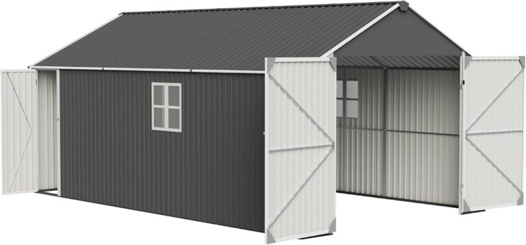 ZMAD Metal Garage Shed Review: Honest Pros & Cons 1 Image 1 of ZMAD metal garage shed review