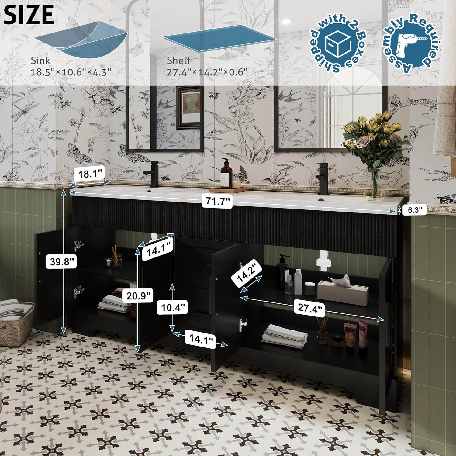 eclife 72 Inch Bathroom Vanity Review: Honest Pros & Cons 2 eclife 72 inch bathroom vanity review testing methodology and evaluation criteria