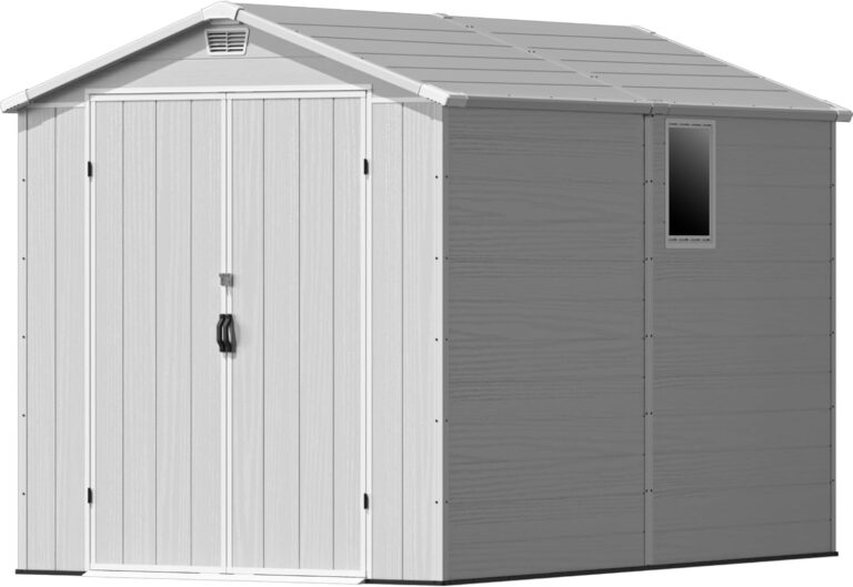 Devoko 6x10 Plastic Storage Shed Review: Worth Buying? 1 Image 1 of Devoko 6x10 plastic storage shed review