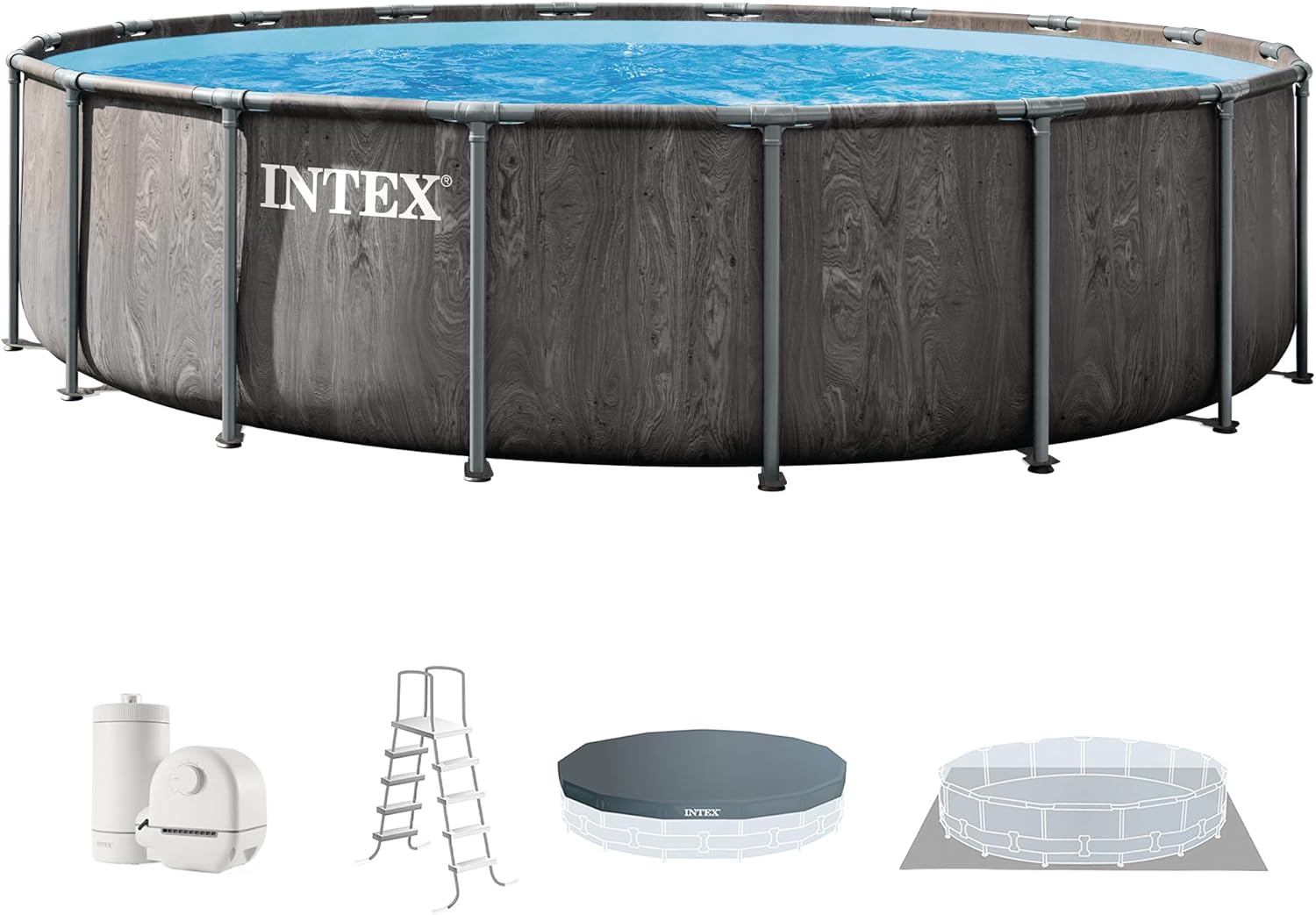 Intex 26743EP Above Ground Pool Review: Honest Verdict 1 Intex 26743EP above ground pool review — full box contents and build quality
