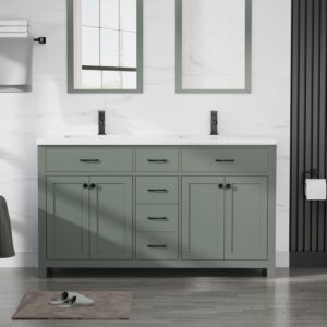 Image 1 of LUCKWIND 60 bathroom vanity review