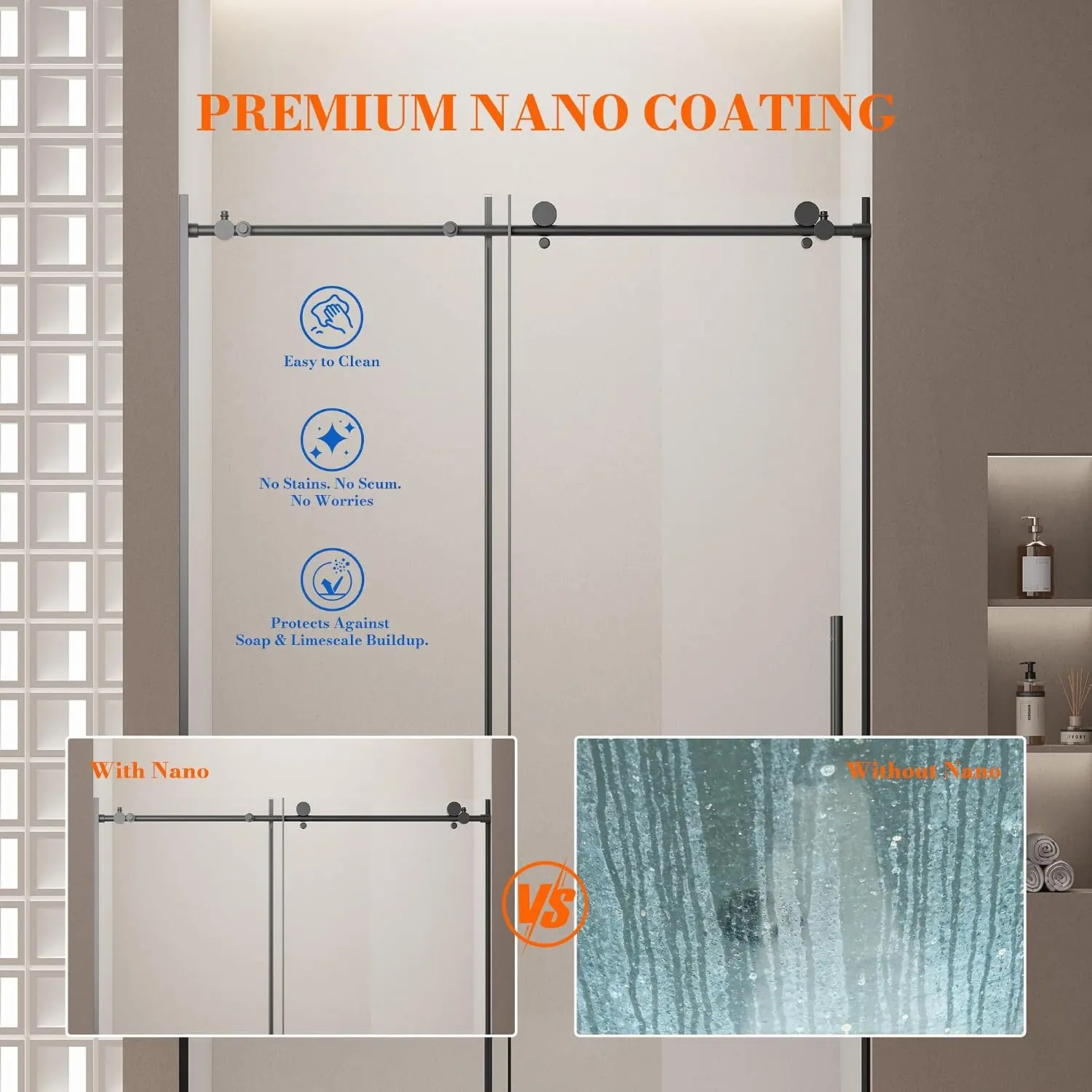 MonBlari Frameless Sliding Shower Door Review: Honest Pros & Cons 3 MonBlari frameless sliding shower door review, MonBlari shower door review and rating, is MonBlari shower door worth buying, MonBlari shower door review pros cons, MonBlari shower door review honest opinion, MonBlari frameless sliding door review verdict after extended use — long-term performance