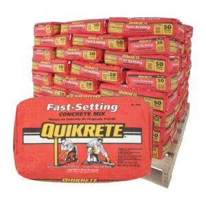 Image 1 of QUIKRETE fast-setting concrete mix review