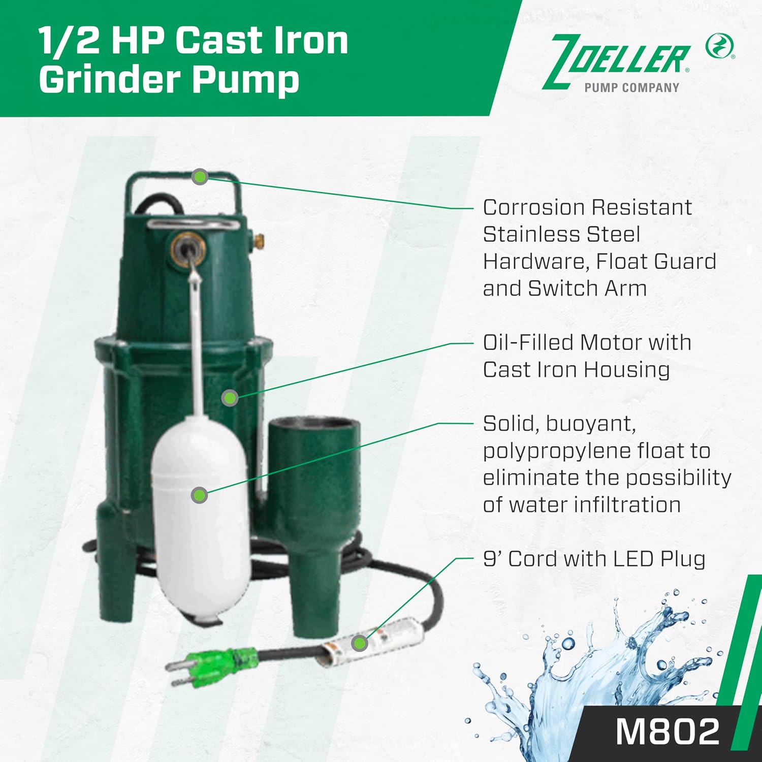 Zoeller M802 Grinder Pump Review: Honest Verdict 2 Zoeller M802 grinder pump review,Zoeller M802 grinder pump review and rating,is Zoeller M802 worth buying,Zoeller M802 review pros cons,Zoeller M802 review honest opinion,Zoeller M802 grinder pump review verdict key features and specifications overview