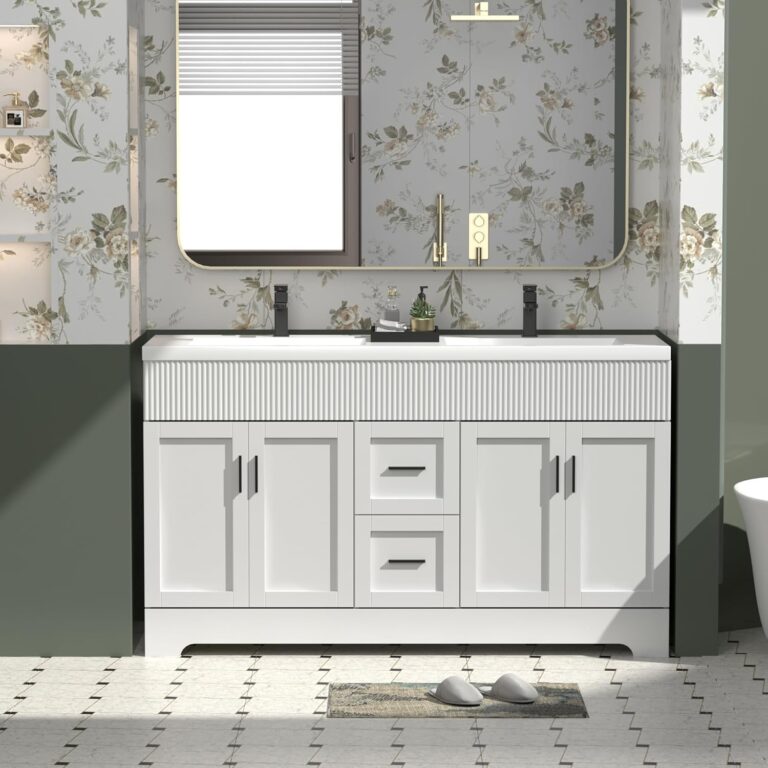 Image 1 of eclife 60 inch bathroom vanity review