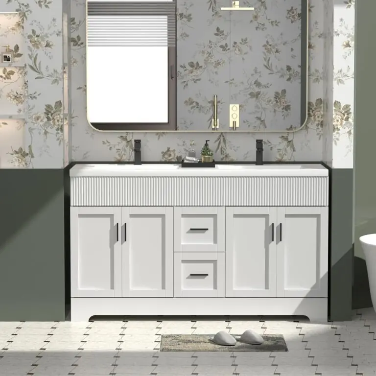 Image 1 of eclife 60 inch bathroom vanity review
