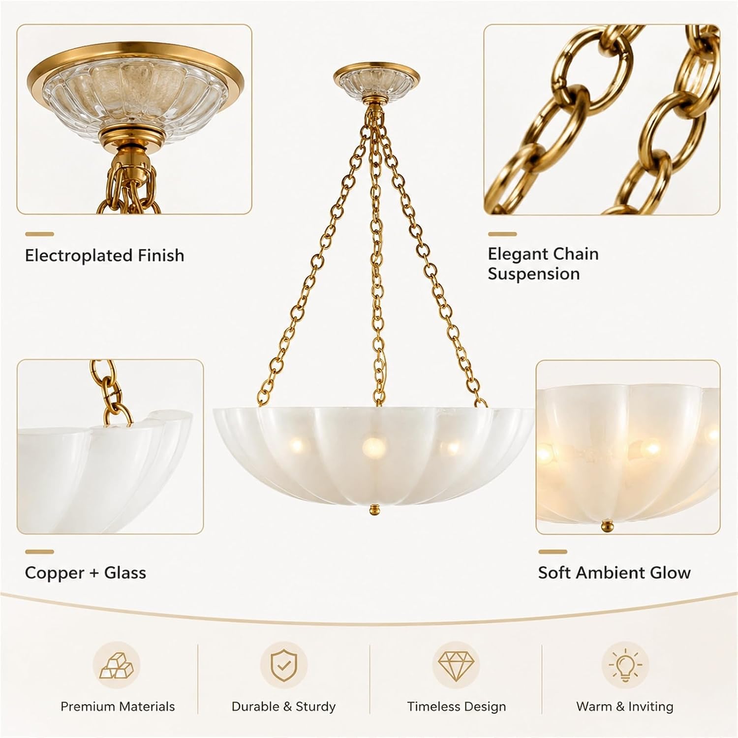 glass bowl chandelier review,glass bowl chandelier review and rating,is glass bowl chandelier worth buying,glass bowl chandelier review pros cons,glass bowl chandelier review honest opinion,NJGGC glass bowl chandelier review verdict after weeks of real-world daily use